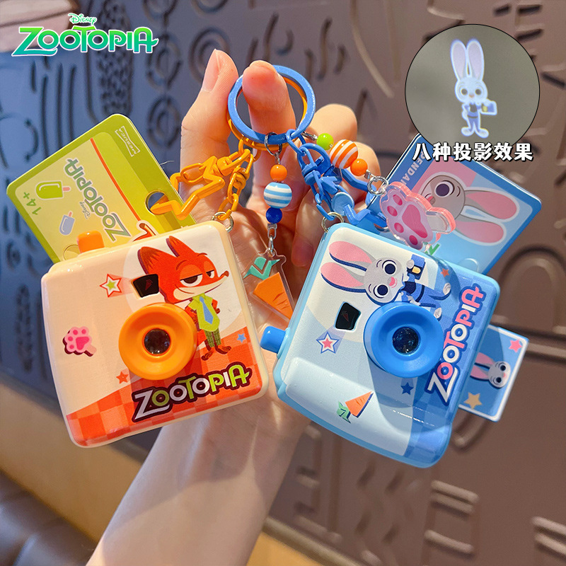 Party Games Kids - オリジナルズートピアポラロイドカメラキーホルダークリエイティブ子供のおもちゃバックパックキーホルダーペンダントギフト子供の誕生日パーティーのお土産