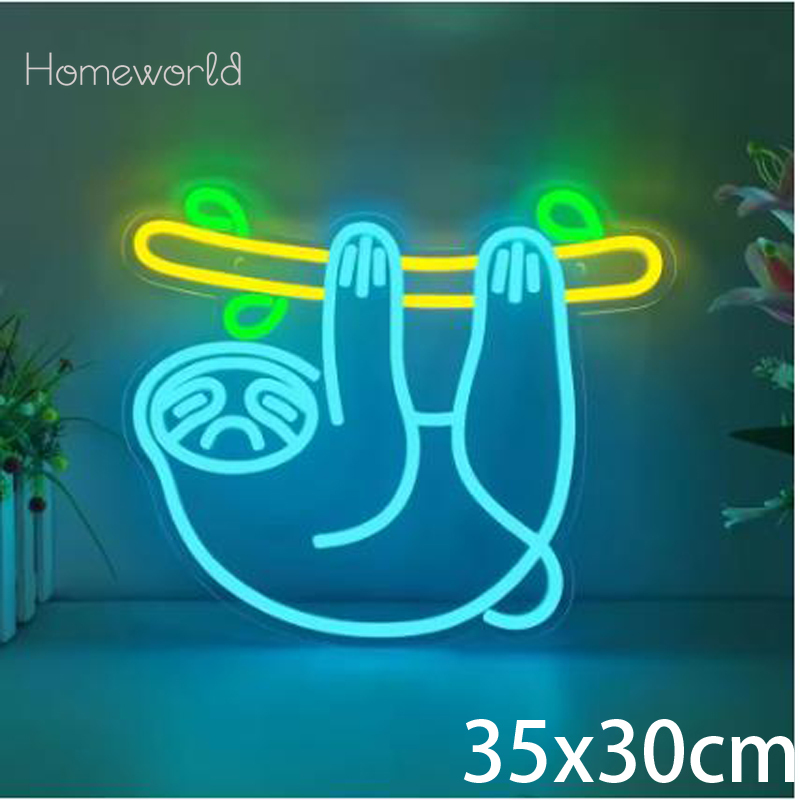 Party Games Switch 1 - ナマケモノ LED ネオンライトサイン USB スイッチ男の子女の子寝室リビングルームゲームルームパーティー壁の装飾誕生日プレゼント子供