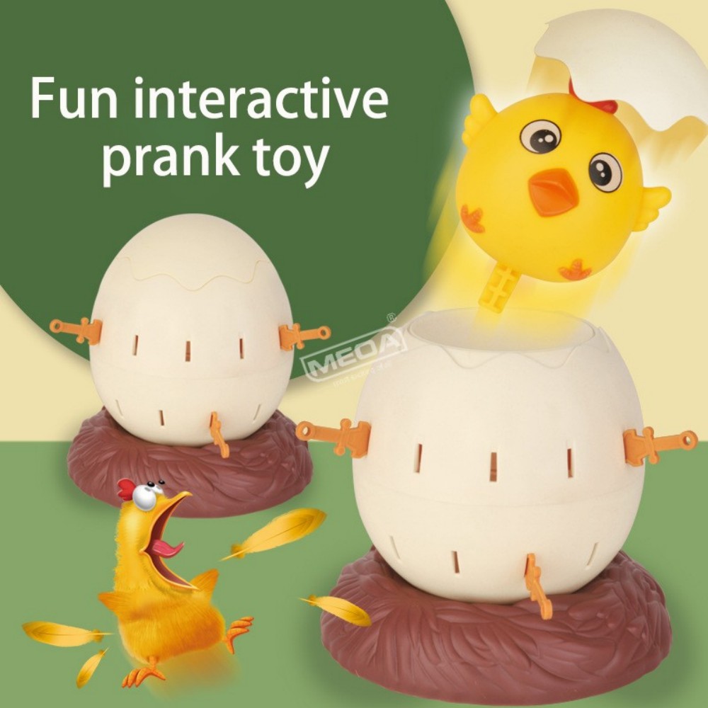 Party Games Egg - ポップアップチキンエッグバレルゲーム 面白い剣刺しボードゲーム 家族パーティー用インタラクティブ卓上おもちゃ 幼児向け イースター クリスマスギフト
