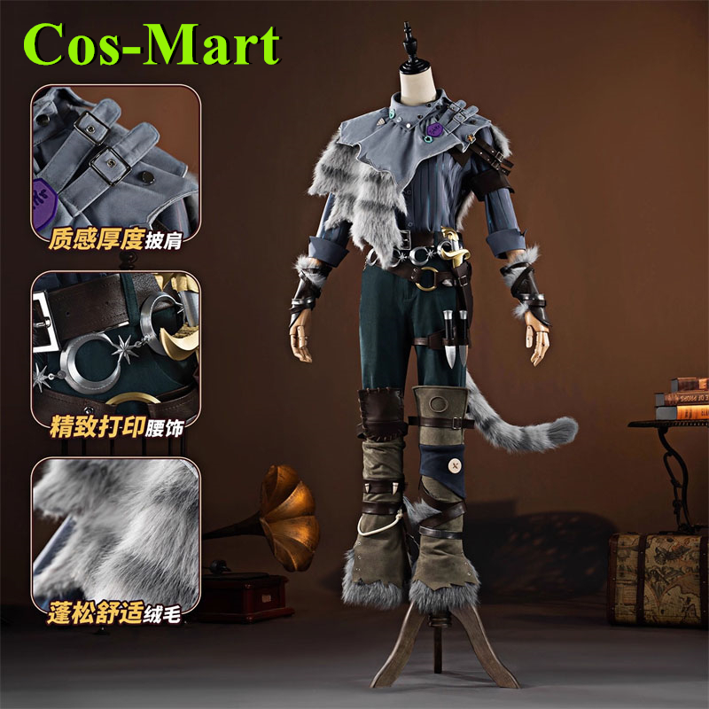 Party Games Youth - Cos-Mart ゲームアイデンティティ V パペットティアーマインドハンターズユース反乱軍コスプレ衣装制服パーティーロールプレイ服ハロウィン
