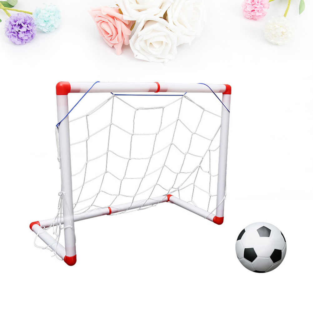 Party Games Indoor - 1セット 56cm ミニサッカーゴール 耐候性 折りたたみ式 サッカーゴール