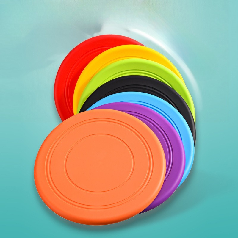 Frisbee Freestyle Disc - ソフトフライングドッグトイ、インタラクティブトレーニングフリスビー、水に浮かぶ耐噛み性ソフトフリスビー、ペット用品