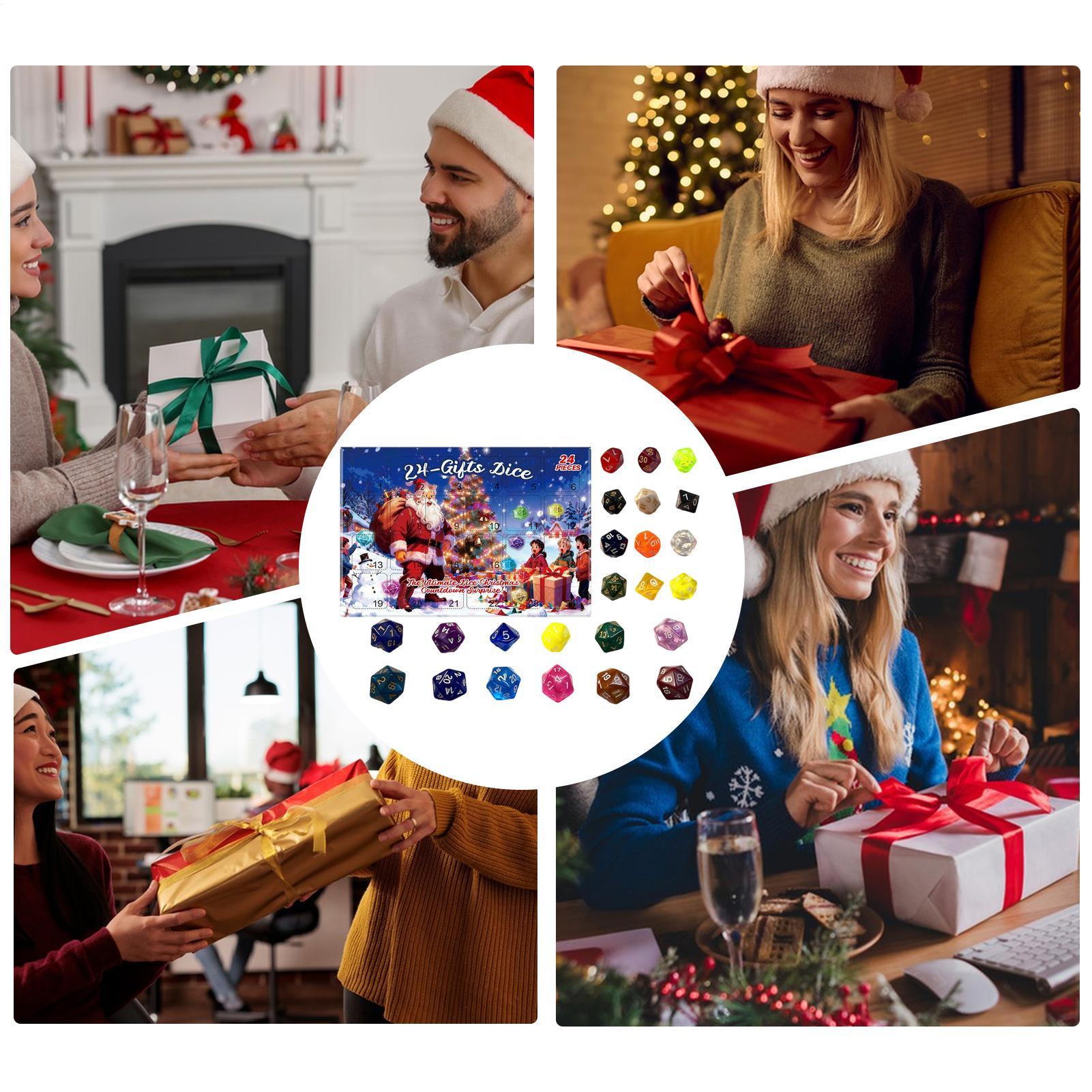 Party Games Youth - クリスマスカウントダウンおもちゃパーティーゲーム用品ボードゲームカウントダウンカレンダー家族用女性男の子女の子青少年妻用