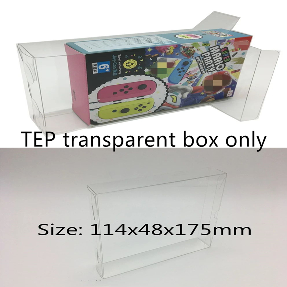 Party Games Switch 1 - コレクションディスプレイボックス任天堂スイッチ/NS/スーパーマリオパーティーゲーム収納用透明ボックス TEP シェルクリアコレクトケース