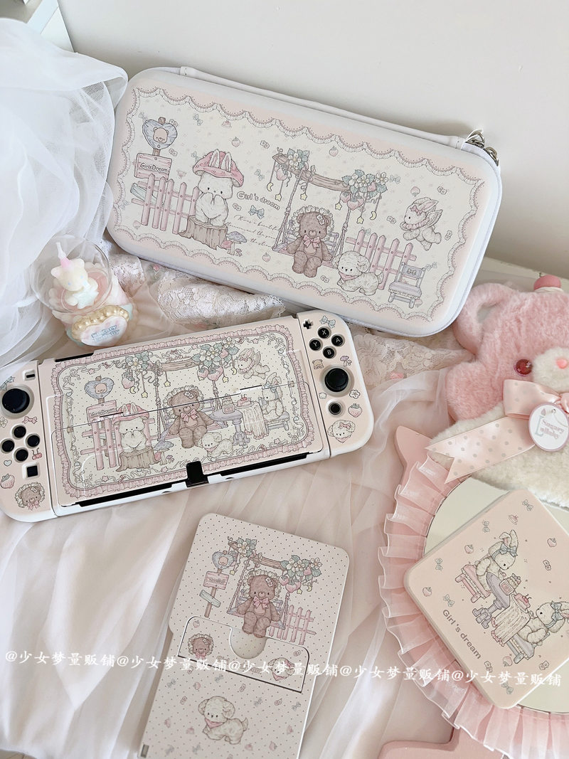Party Games Console - ガールズドリーム スイッチ保護ケース 分割型 Switch OLED NS用