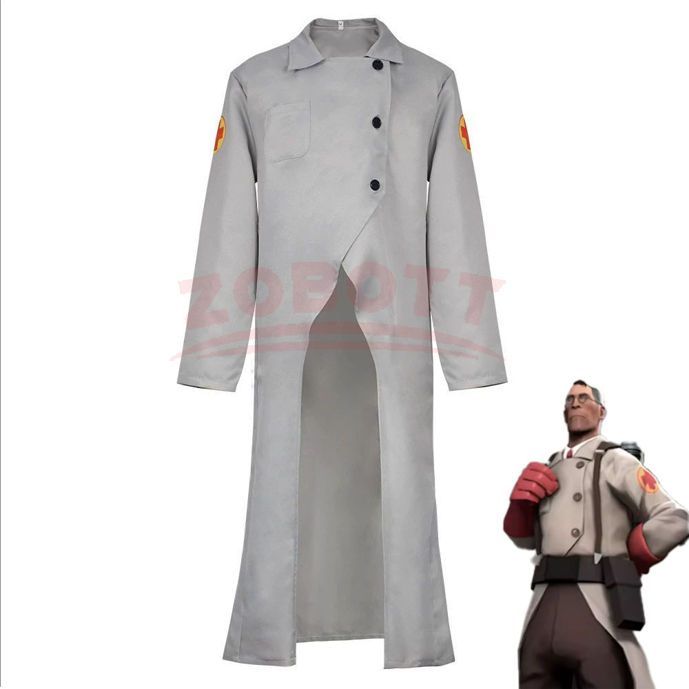 Party Games Lab - TF2 メディック ルードウィッチ コスプレユニフォーム レッドブルー チーム医師