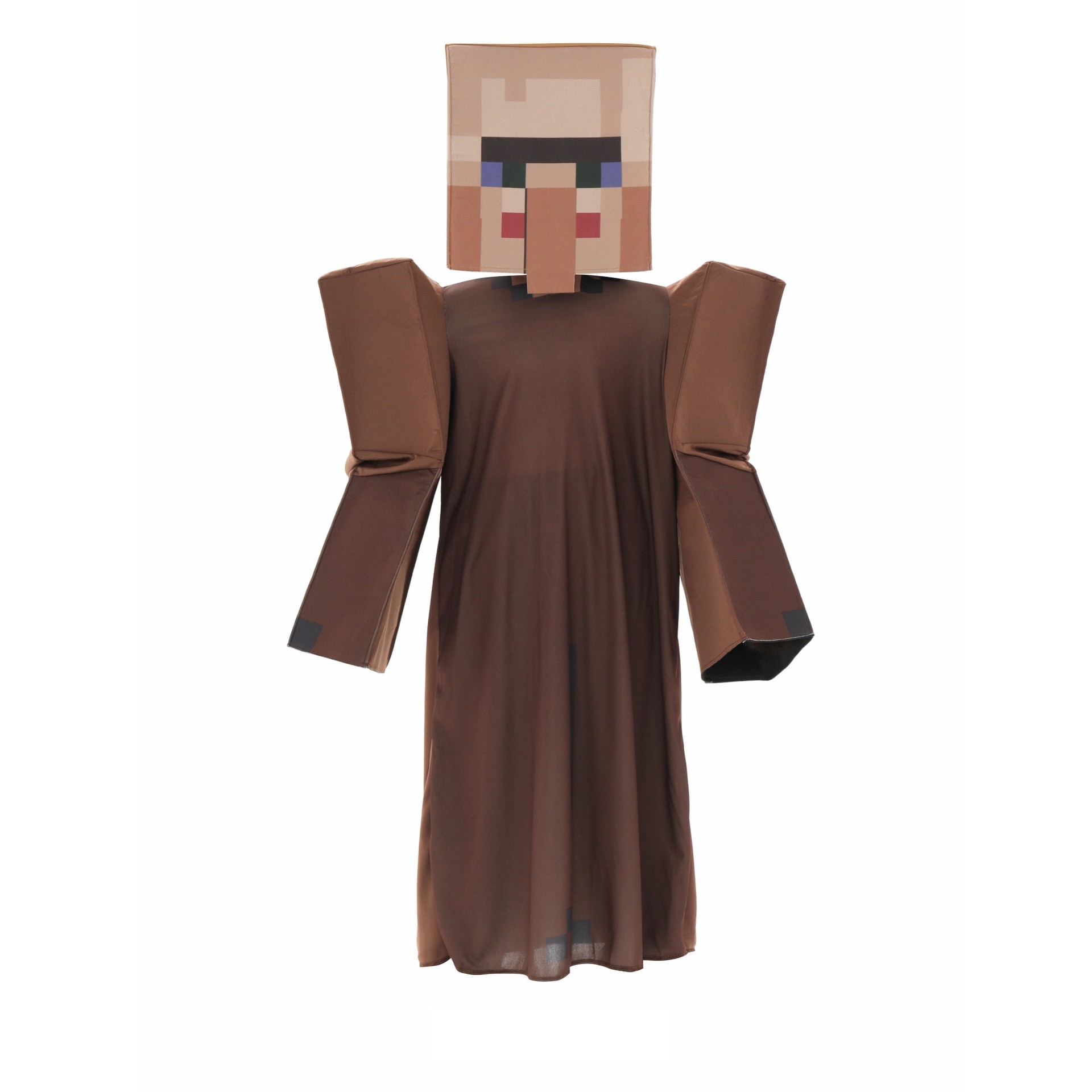 Party Games Minecraft - ボーイズ マインクラフト 村人コスチューム ブラウン ゲーム コスプレ衣装