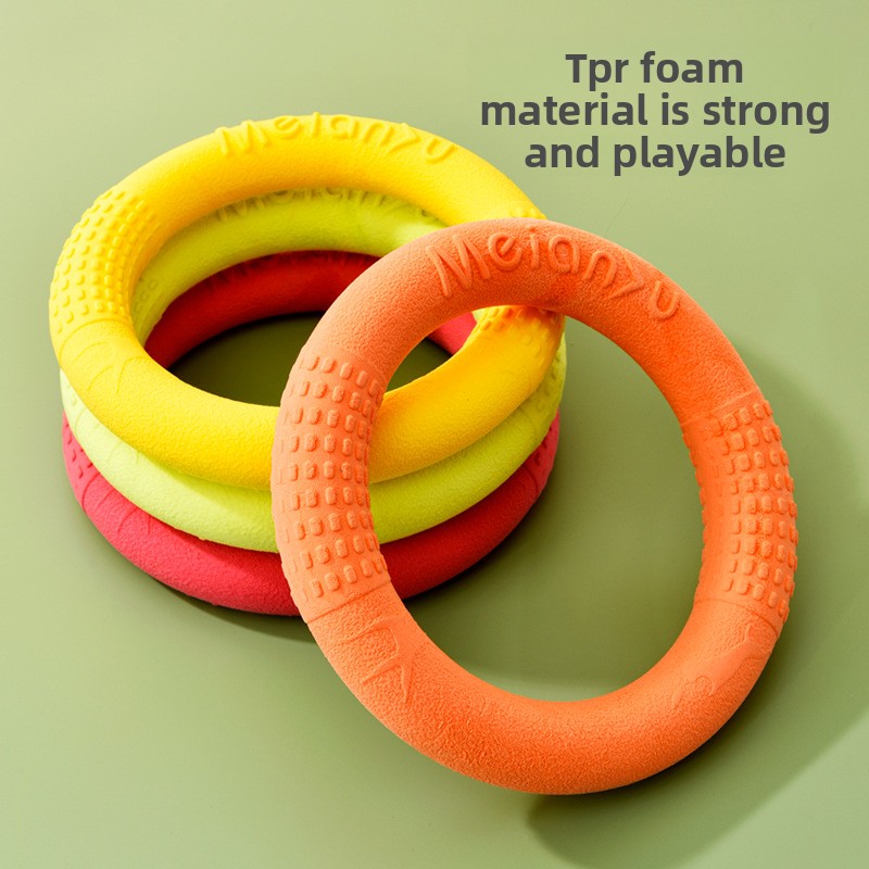 噛みつきにくいソフトプルリングフリスビー、犬の訓練用TPR素 - Frisbee Freestyle Disc のレビューと価格