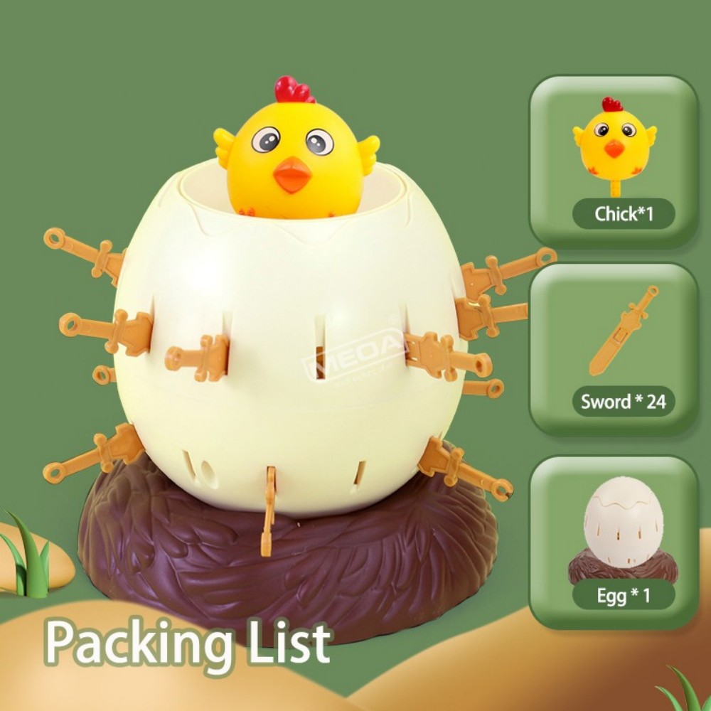 ポップアップチキンエッグバレルゲーム 面白い剣刺しボードゲー - Party Games Egg のレビューと価格