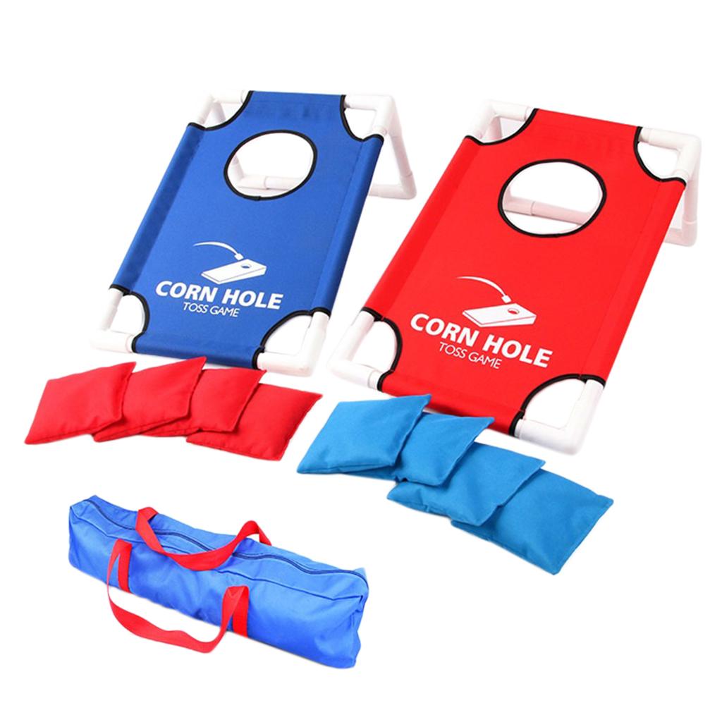 コーンホールゲームセット 折りたたみ式ビーンバッグトスボード - Cornhole Board Set のレビューと価格