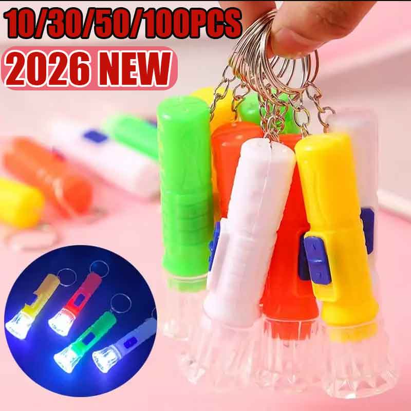 10/30/50/100 個ミニ子供用 LED 懐中電灯ラン - Party Games Kids のレビューと価格