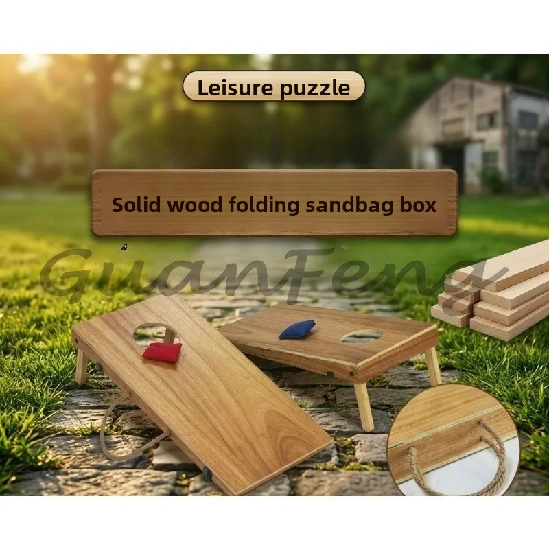 木製折りたたみ式コーンホールセット、ビーンバッグトスボード、 - Cornhole Board Set のレビューと価格