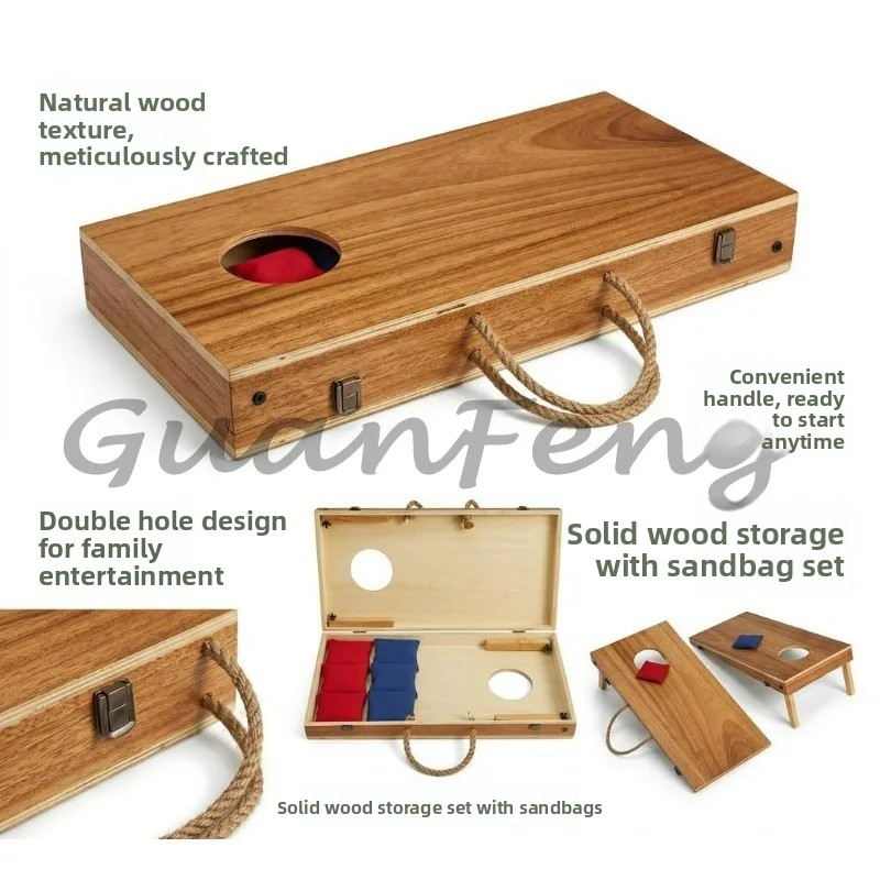 木製折りたたみ式コーンホールセット、ビーンバッグトスボード、 - Cornhole Board Set のレビューと価格