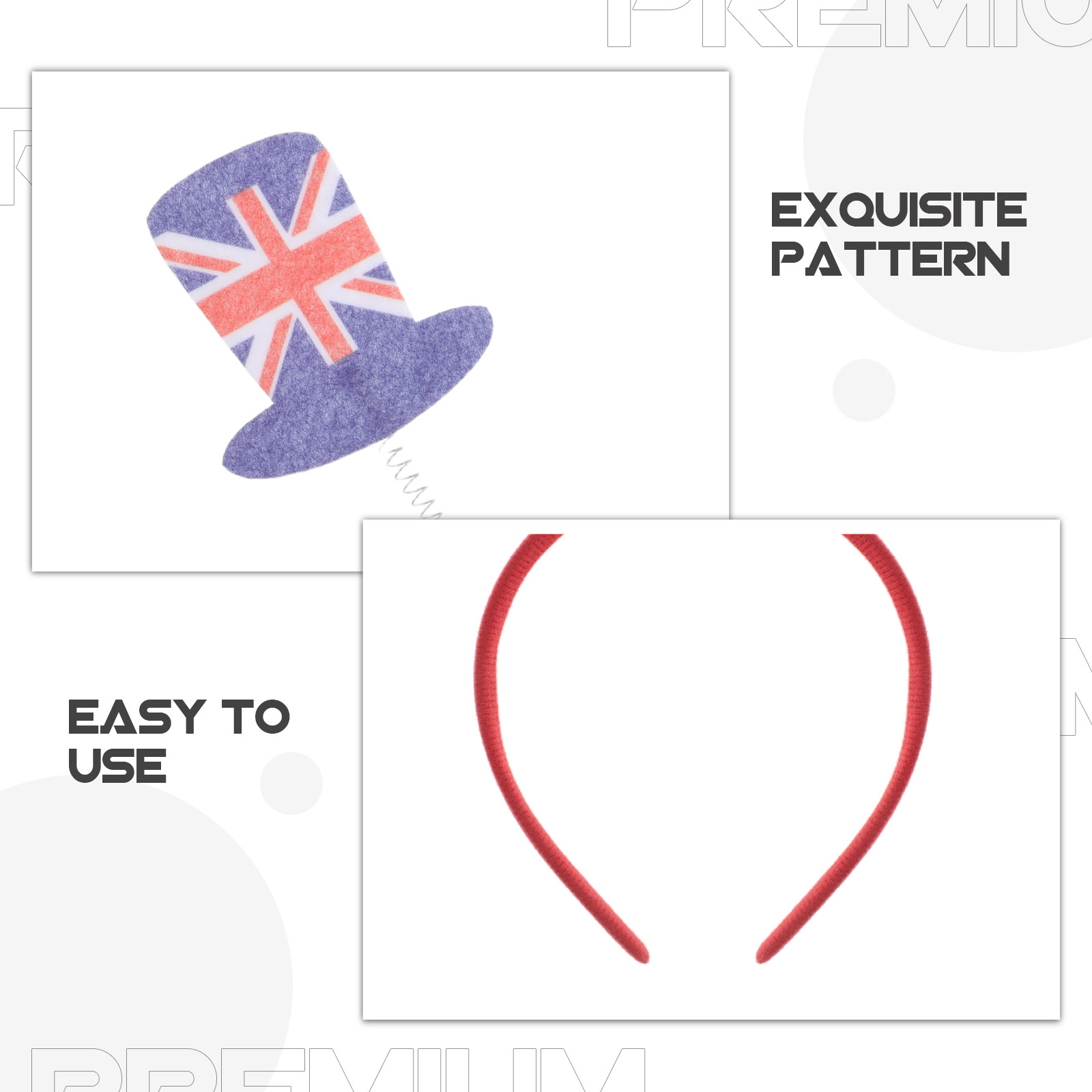 イギリス国旗ヘアバンド、英国国旗ヘッドバンド、イングランドパ - Party Games Uk のレビューと価格