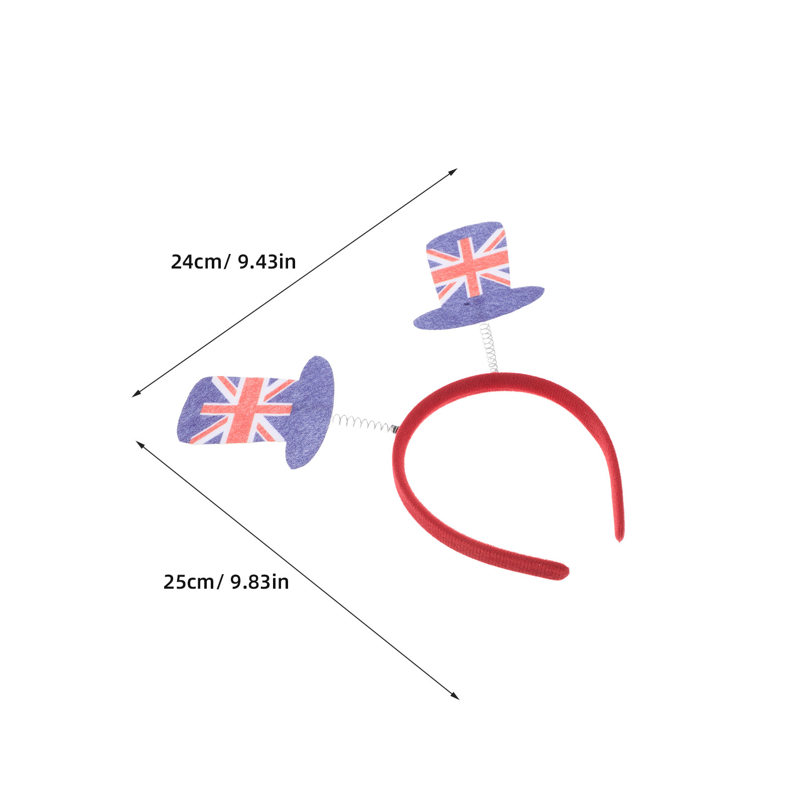 イギリス国旗ヘアバンド、英国国旗ヘッドバンド、イングランドパ - Party Games Uk のレビューと価格