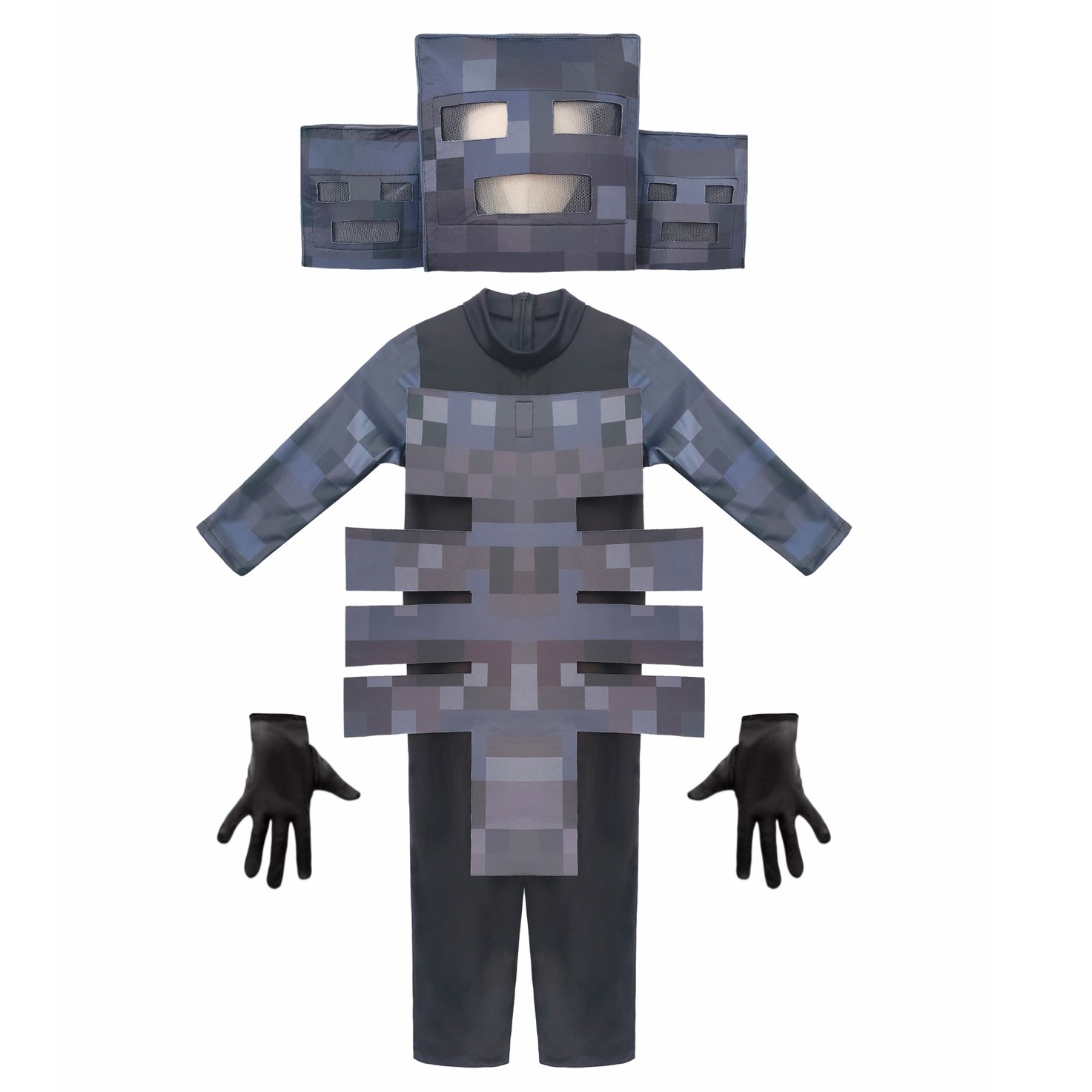 キッズクラフト デラックス ウィザーコスチューム ブラック  - Party Games Minecraft のレビューと価格