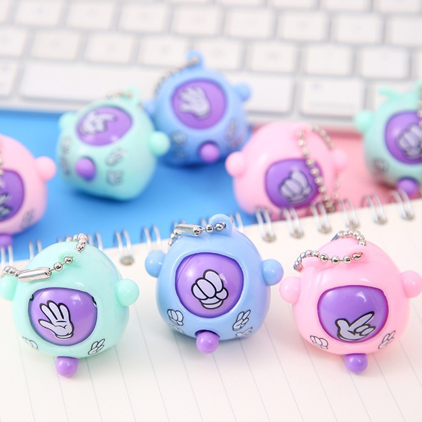 ロックペーパーカッサーソー エッグキーホルダー - かわいい - Party Games Egg のレビューと価格