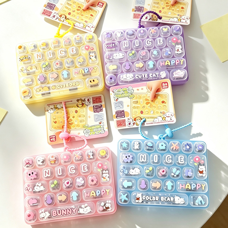 26グリッドキーキャップクリッカー アンチストレス フィジェ - Party Games Switch のレビューと価格