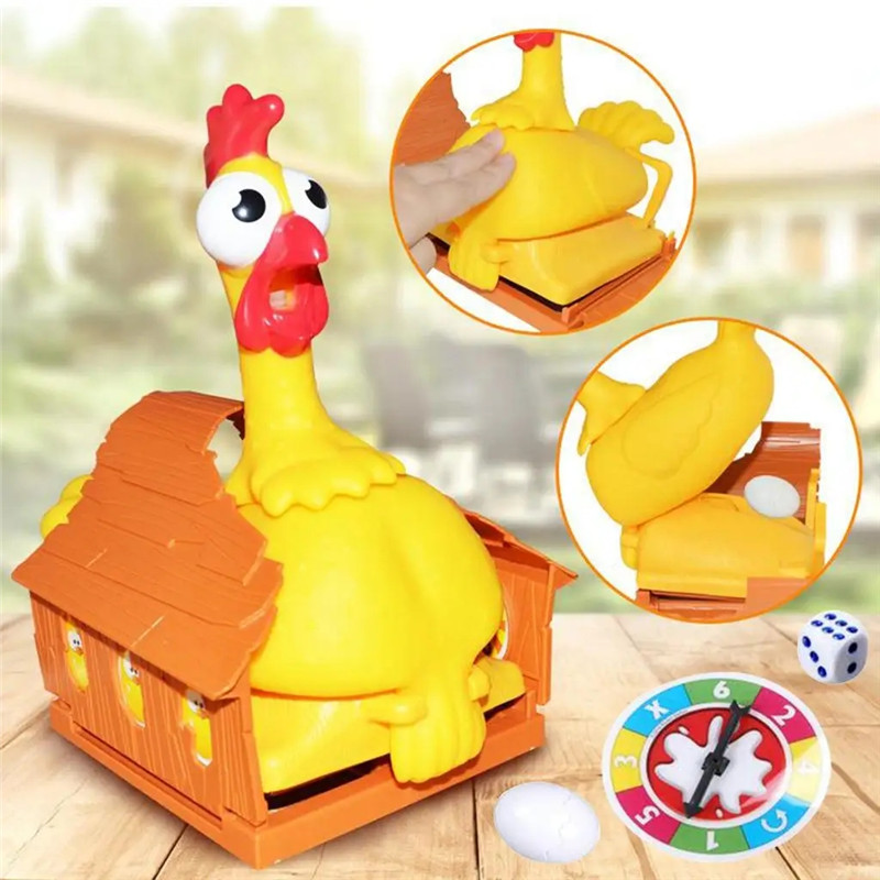 楽しい卵のおもちゃ,子供,ラッキー,チキン,親子の相互作用, - Party Games Egg のレビューと価格