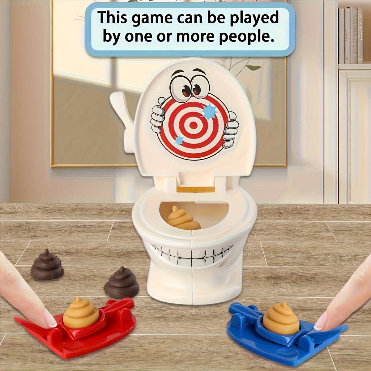 ミニトイレ抗ストレスおもちゃ二人用インタラクティブカタパルト - Party Games Console のレビューと価格