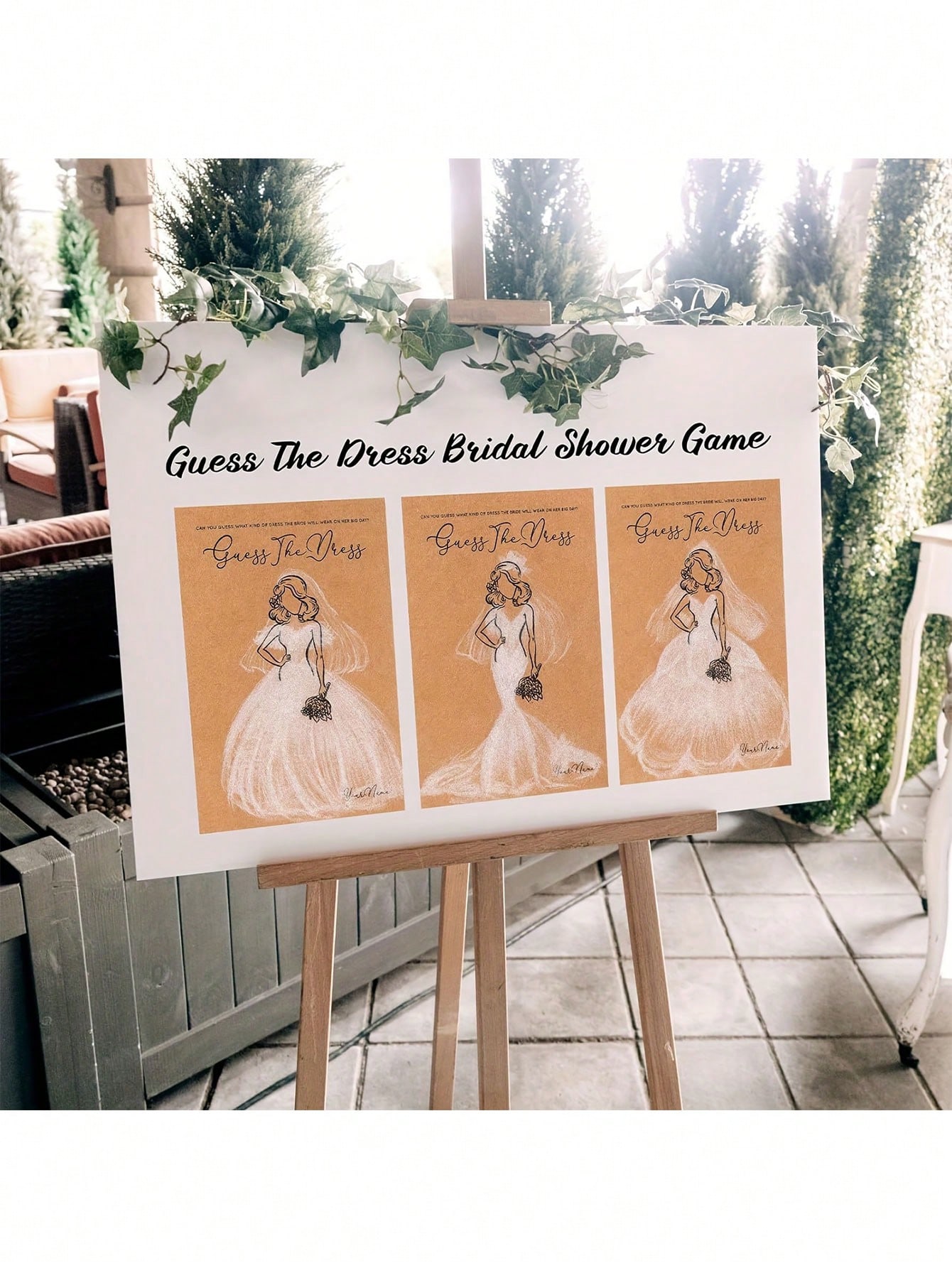 20/40 個ドレス推測ブライダルシャワーゲームセット DI - Party Games Bridal Shower のレビューと価格