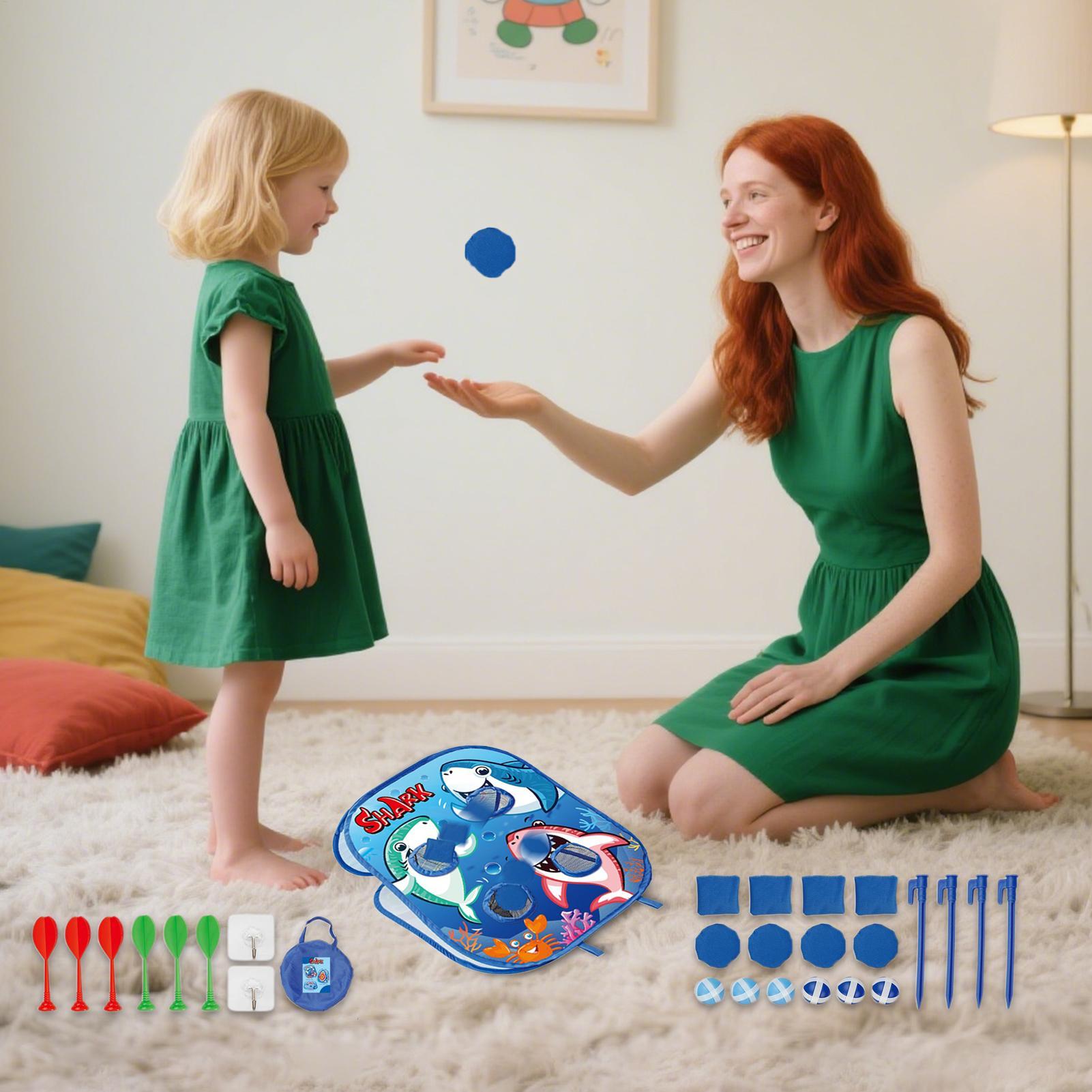 ビーンバッグゲームセット キッズ コーンホールゲームセット  - Cornhole Board Set のレビューと価格