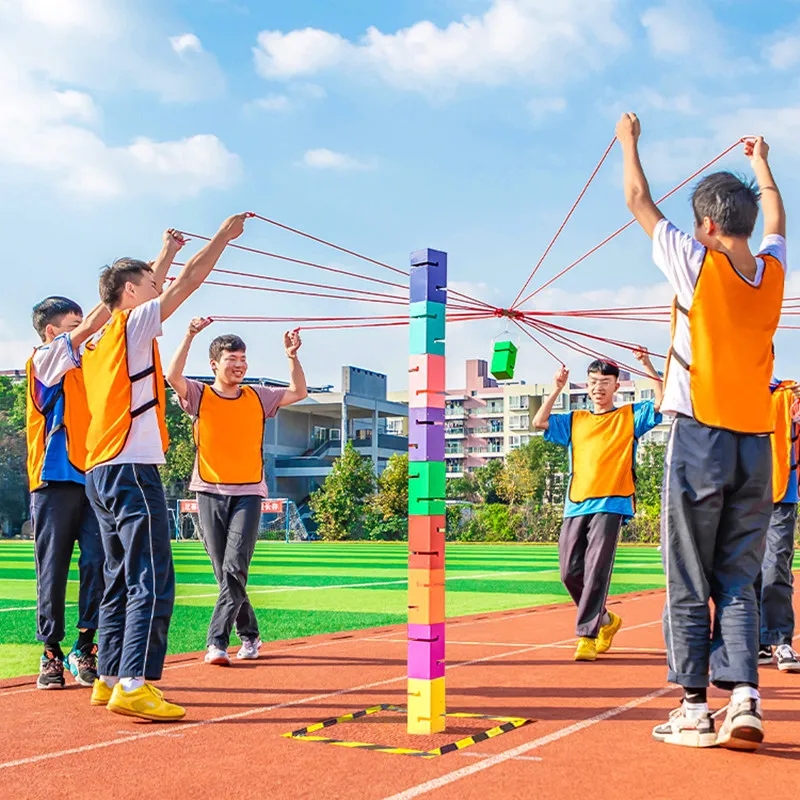 チームワークゲーム タワービルディング アウトドアスポーツお - Party Games No Equipment のレビューと価格