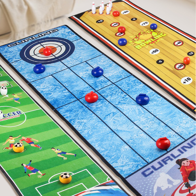子供向けインタラクティブ社交カーリングサッカーボードゲーム、 - Party Games Indoor のレビューと価格