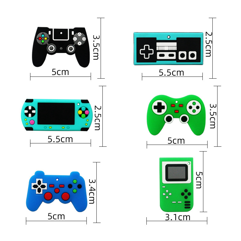 6/12 個 PVC キーホルダーゲームパッドゲームコンソー - Party Games Console のレビューと価格