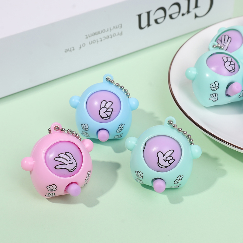 10 個ミニロックペーパーはさみ卵キーホルダークリエイティブ - Party Games Egg のレビューと価格