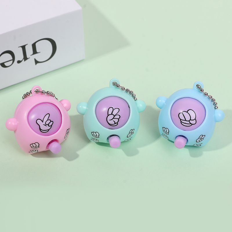 10 個ミニロックペーパーはさみ卵キーホルダークリエイティブ - Party Games Egg のレビューと価格