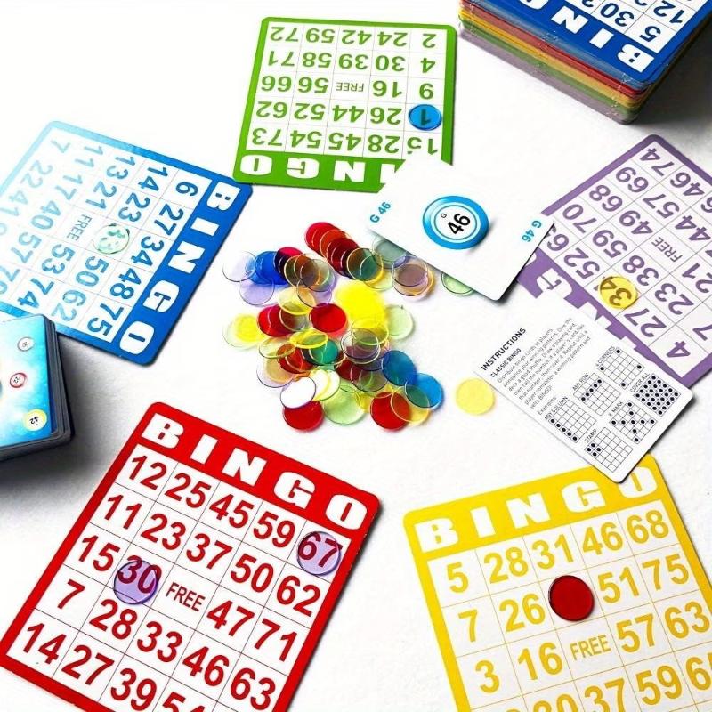50/100枚入り 繰り返らないビンゴカード 教育的インタラ - Play Friends Party Games のレビューと価格