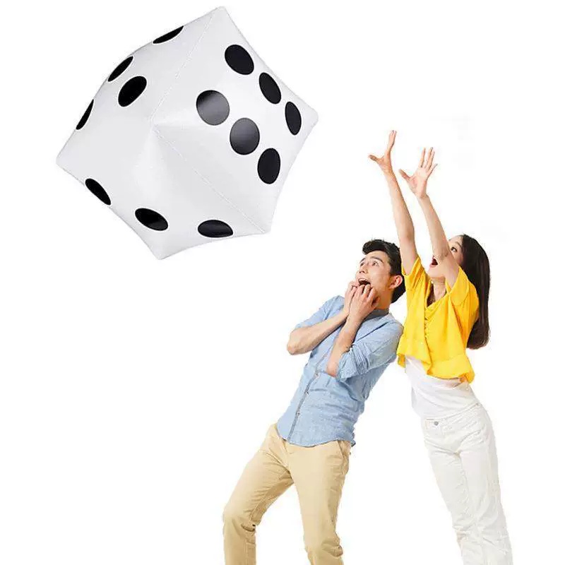 面白い膨らませる風船ダイス、巨大ジャンボダイスおもちゃ、パー - Party Games Indoor のレビューと価格