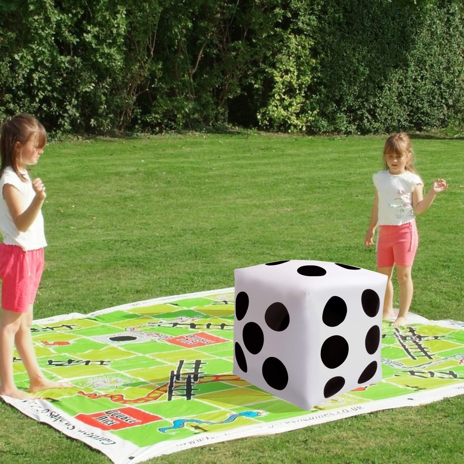 面白い膨らませる風船ダイス、巨大ジャンボダイスおもちゃ、パー - Party Games Indoor のレビューと価格