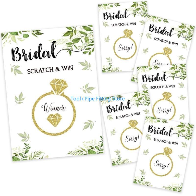 F92B ブライダル シャワー スクラッチ オフ ゲーム カ - Party Games Bridal Shower のレビューと価格
