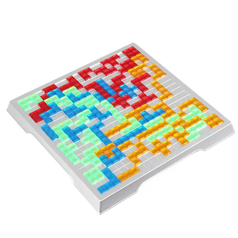 子供知的パズル戦略ボード知育玩具色の正方形ゲームキッズファミ - Party Games Indoor のレビューと価格