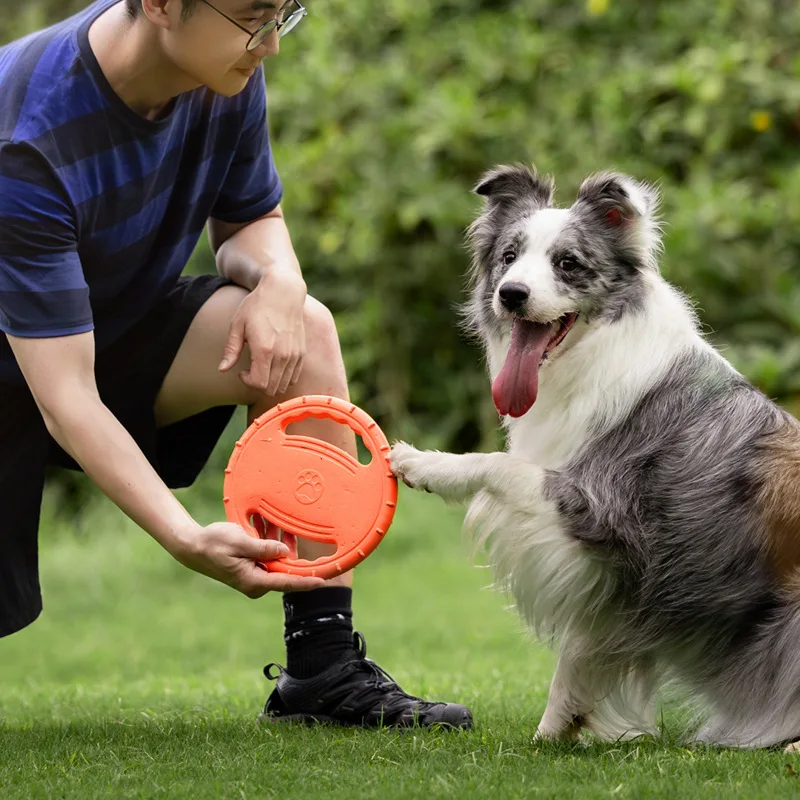 耐久性のある犬用フライングディスクおもちゃ、ペットトレーニン - Frisbee Freestyle Disc のレビューと価格