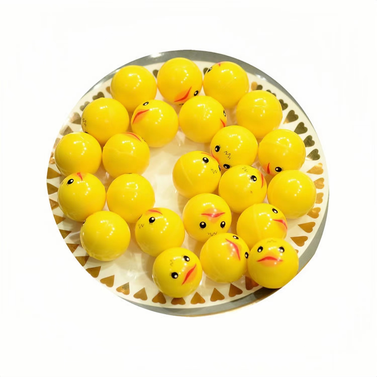 32mmの弾むボール、プラスチックボール、小さな黄色いアヒル - Party Games Egg のレビューと価格
