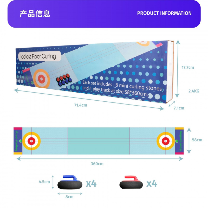 カーリングゲームセット 屋内デスクトップボールゲーム 卓上ス - Party Games Indoor のレビューと価格
