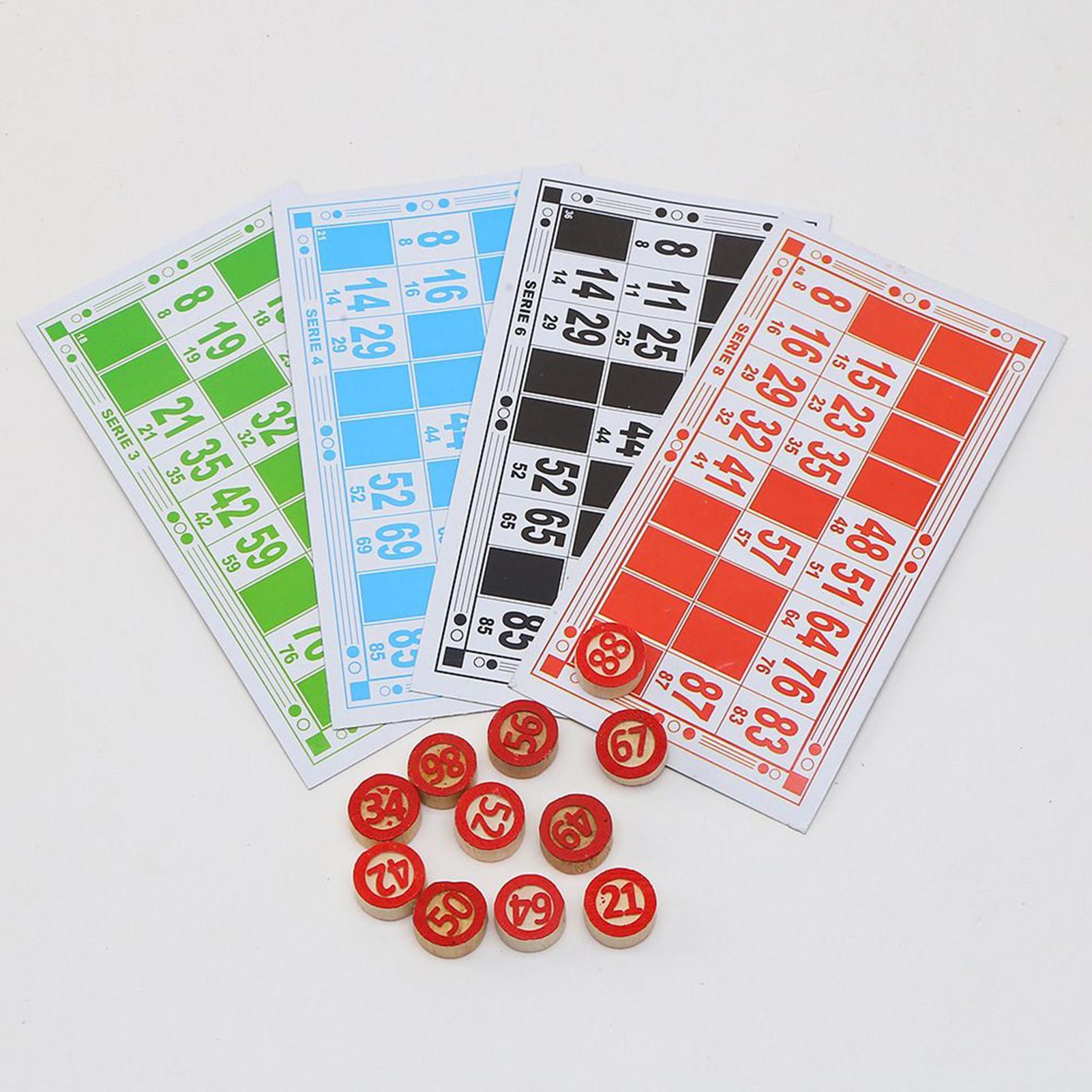 ビンゴカードゲーム 木製 面白い 知育玩具 大人向け ビンゴ - Play Friends Party Games のレビューと価格