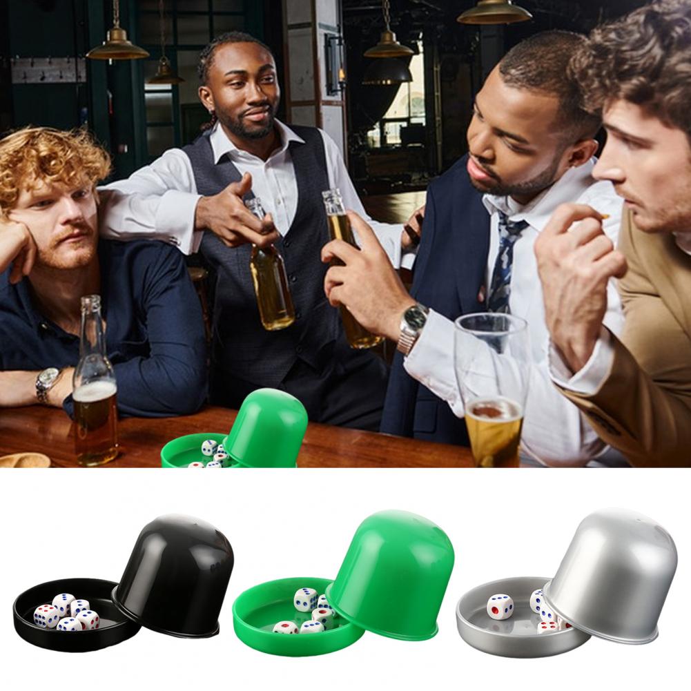 ベース付き6ドットダイス、手動シェーカーカップ、大人向けファ - Party Games No Equipment のレビューと価格