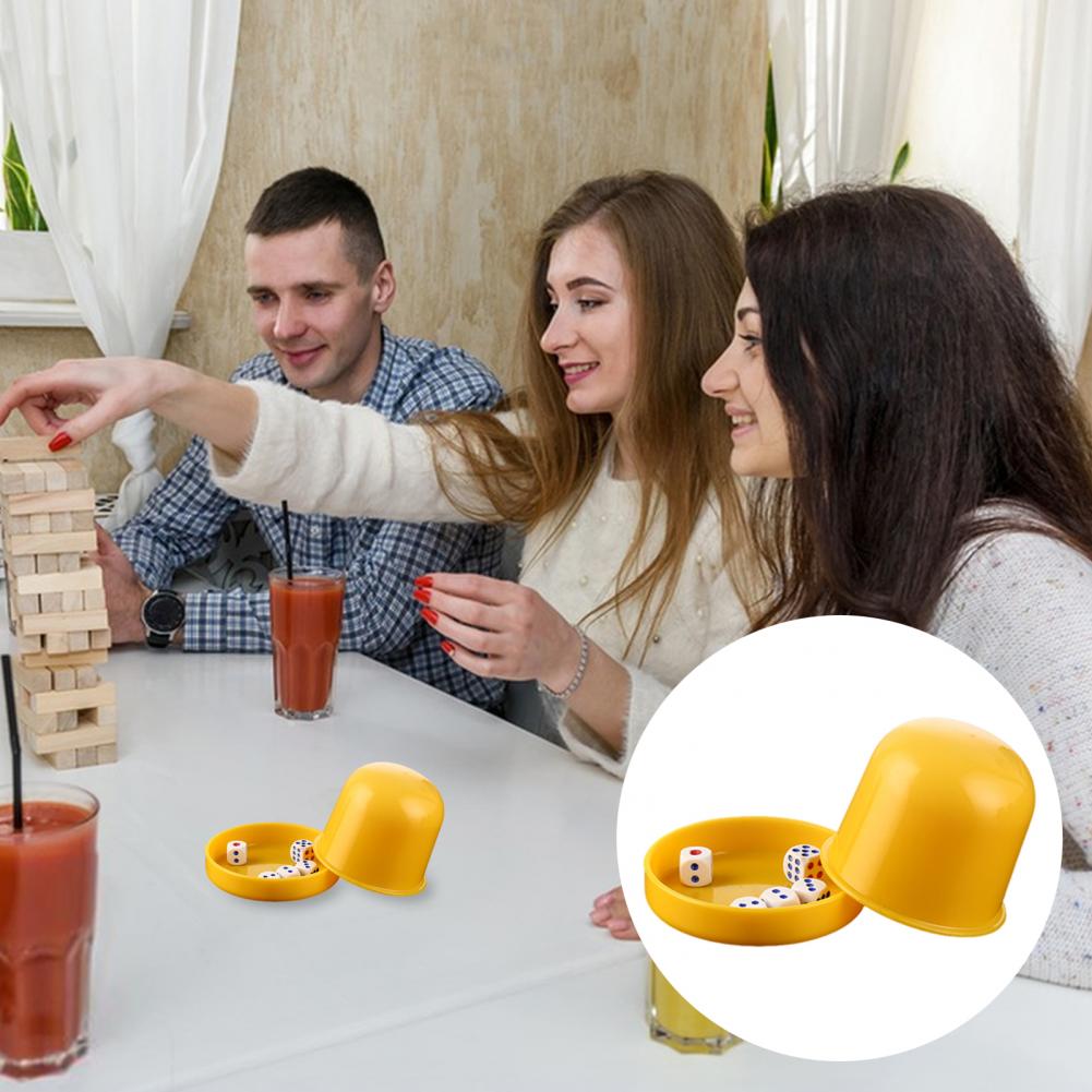ベース付き6ドットダイス、手動シェーカーカップ、大人向けファ - Party Games No Equipment のレビューと価格